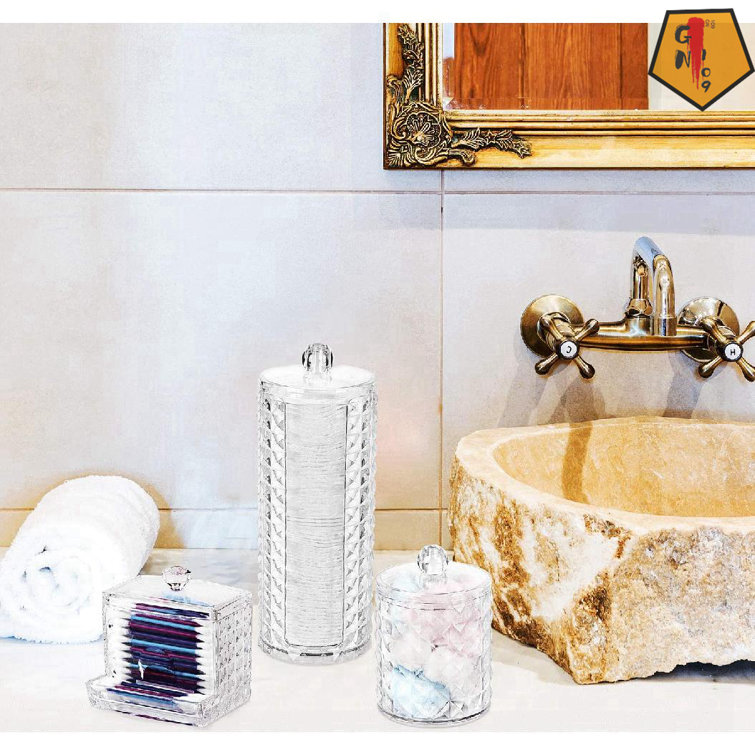 Rosdorf Park Harlson 3 Piece Bathroom Storage Container Set Wayfair